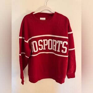 NWT Abercrombie & Fitch Red 'Go Sports' Women's Sweater